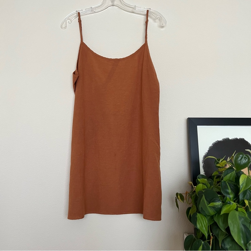 Rhythm Brown Slip Dress